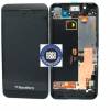 Blackberry Z10 Complete lcd and digitzer with frame, chassis and parts in black - 001 3G version